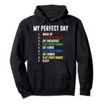 My Ideal Day Video Video games T-shirt Silly Cool Gamer Tee Reward Pullover Hoodie