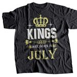 Kings are Born in July Tshirt, Lengthy Sleeve, Hoodie (2)-1. Tshirt 2