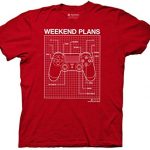 Ripple Junction PsWeekend Plans Adult T-Shirt Medium Red