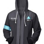 ValorSoul Game Cosplay Hoodies Jacket 3D Printed Hooded Unisex Unfastened Pullover Sweatshirt Black