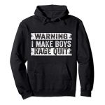 Gamer Girls I Originate Boys Rage Stop Video Games Silly Gaming Pullover Hoodie