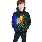 ZHONGAOMEI Teen Boy Girls Hoodie Preston Fire Nation Playz Gamer Flame Model Hoodie Sweatshirt 2-Ok-S