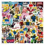 53pcs Video Game blox Stickers, Water-resistant Vinyl Stickers for Pc, Bumper, Water Bottles, Computer, Cell telephone, Laborious hat, Vehicle Stickers and Decals, DIY Ornament as…
