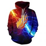 VGBHY Model Flame Preston Fire Nation Playz Gamer Long Sleeve Pullover Hoodies Sweatshirt Dimension 10-12/M