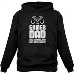 TeeStars – Gamer Dad – Reward for Fathers Frosty Dad’s Gaming Hoodie XX-Sizable Dark