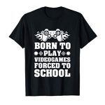 Gamer Shirt For Teen Boys Gaming Gift Children Videogame Lover T-Shirt