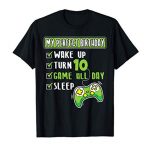 10 Years Extinct Gamer Boy Tenth Ideal Birthday Occasion Gift T-Shirt