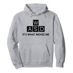 PC Gamer WASD It’s What Strikes Me Comic Computer Gaming Pullover Hoodie