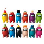 12 pcs tall Cake decorations For Among united states of americaParty, Video Sport Theme Celebration Offers, Adolescents Birthday Gifts