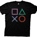 Ripple Junction PlaystationClassic Icon Grownup T-Shirt Medium Shadowy