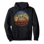 Retro GAMER Video Sport Player Boys Girls Teen Adolescents Men Reward Pullover Hoodie