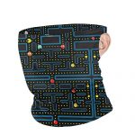 Retro Video Sport Sample Unisex Mouth Quilt Dustproof-cowl Launch air Neck Gaiter Scarf Bandana Headwear for Fishing Motorcycling