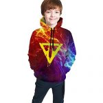 Gracefuwu Typ-Ical Ga-Mer Early life Boys Girls 3D Print Pullover Hoodies Hooded Seatshirts Sweaters 7-8 Years Black