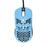 Gwolves Hati HTM Stardust (Restricted Edition) Extremely Gentle-weight Honeycomb Execute Wired Gaming Mouse up to 16000 DPI – 3389 Efficiency Sensor – (58g) (Blue Sky)