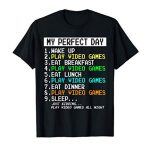 Supreme Day Gamer Items for Teen Boys – Video Games Males T-Shirt