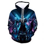 Kids’s Fortnite 3D Printed Hoodies Boys Girls Gamer Formative years Pullover Sweatshirts With Pockets(2-XL)