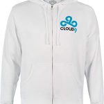 Cloud9 Legitimate Zip-Up Hoodie, Cotton Front Start Hoodie for Males, Females, Children (Unisex), Printed Graphic Logo Merchandise – Esports Apparel for Younger Gamers, Gamers &…