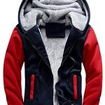 Fleece Jacket for Males – Males’s Visibility Security Hooded Sweatshirt for Chilly climate Red Properly-organized