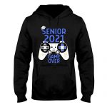Class of 2021 Senior Video Game Over Support to College Gamer Hoodie (M) Dusky