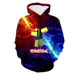 Ophelia Cornell Kids’s Hoodies Roblox 3D Print Unisex Pullover Hooded Sweatshirts for Kid’s/Formative years/Boys/Girls S(7-8)