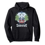 Continue to exist Battle Royale Responsibility Calls Warrior Warzone Gamer Pullover Hoodie