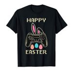 Video Sport Easter Bunny Gaming Controller Gamer Boys Ladies T-Shirt