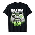 Mother of the Birthday Boy Matching Video Gamer Birthday Obtain together T-Shirt