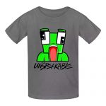 Un-sp-eak-a-ble Boys Girls Amusing T-Shirt Cotton Shirt Gamer Merch for Younger folks