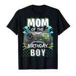 Mom of the Birthday Boy Matching Video Gamer Birthday Accumulate collectively T-Shirt