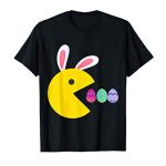 Humorous Bunny Rabbit Gamer Reward Boys Children Easter Eggs T-Shirt