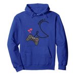Droll Player 1 Player 2 Matching Gamer Couple Him Her Items Pullover Hoodie