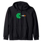 St Patricks Day Video Game Shamrocks Gamer Boys Males Females Zip Hoodie