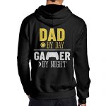 Dad By Day Gamer By Evening Titanic Logo Hoodie Males Fleece Hoodie Slim Fit Long Sleeve Sad