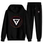 Unisex Typ-Ical Ga-Mer Hoodie Sweatshirt and Sweatpants 2 Pcs Outfit Objects Tracksuit for Man Woman Women folk-L/Males-M Shadowy