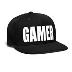 Spreadshirt Gamer Snapback Cap, Dusky