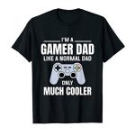 Mens Gamer Dad Enjoy A Accepted Dad – Video Sport Father T-Shirt