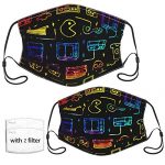 Game Video Gaming Face Conceal with 2 Pcs Filters, Reusable and Washable, Adjustable Elastic Earrings Cushy and Breathable Children Face Conceal Balaclava,for Older Children and…