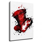 Persona 5 Phantom Thieves Video Sport Paint Posters Customized Canvas Image Dwelling Work Persona 5 Use Your Coronary heart Clear Clown Gentleman Hat 16×24 Chase