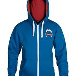 JINX Overwatch Final Soldier: 76 Males’s Gamer Zip-Up Hoodie, Blue, X-Magnificent