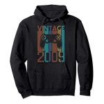 Vintage 2009 Gaming Offers For 12 365 days Worn Boy Gamer Birthday Pullover Hoodie