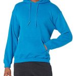 Gildan Males’s Fleece Hooded Sweatshirt, Type G18500, Vintage Sapphire, Diminutive