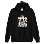 Dad by Day Gamer by Night Hoodie, Silly Gamer dad, Gaming Gift for Father’s Day Birthday Murky