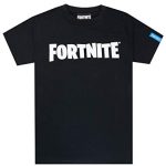 FORTNITE Logo Boys T-Shirt Sad Brief Sleeved Gamer High 9-11 Years