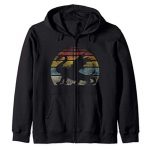 Retro Role Enjoying Sport Dragons, D20 RPG Gamer Reward, Dragon Zip Hoodie