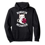 Dungeon Meowster Cat RPG Cube D20 Game Grasp Gamer Gift RPG Pullover Hoodie