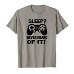 Humorous Video Sport Novelty Gag Gamer Birthday Reward Joke Tee T-Shirt