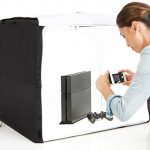 Amazon Basics Portable Foldable Photo Studio Field with LED Gentle – 25 x 30 x 25 Inches