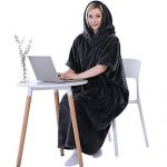 Waitu Wearable Blanket Sweatshirt for Working and Cooking, Tidy Warm and Cosy Spacious Blanket Hoodie for Ladies folks and Males, Thick Flannel Blanket with Vast…