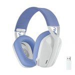 Logitech G435 Lightspeed and Bluetooth Wireless Gaming Headset – Light-weight Over-Ear Headphones, Built-in mics, 18h Battery, Properly matched with Dolby Atmos, PC, PS4, PS5, Cell…