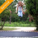 Outside Trampoline Meeting – With Enclosure